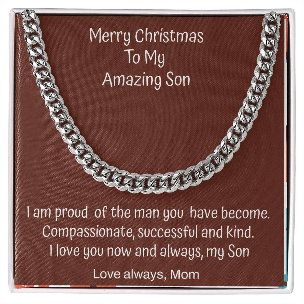 Christmas to my son