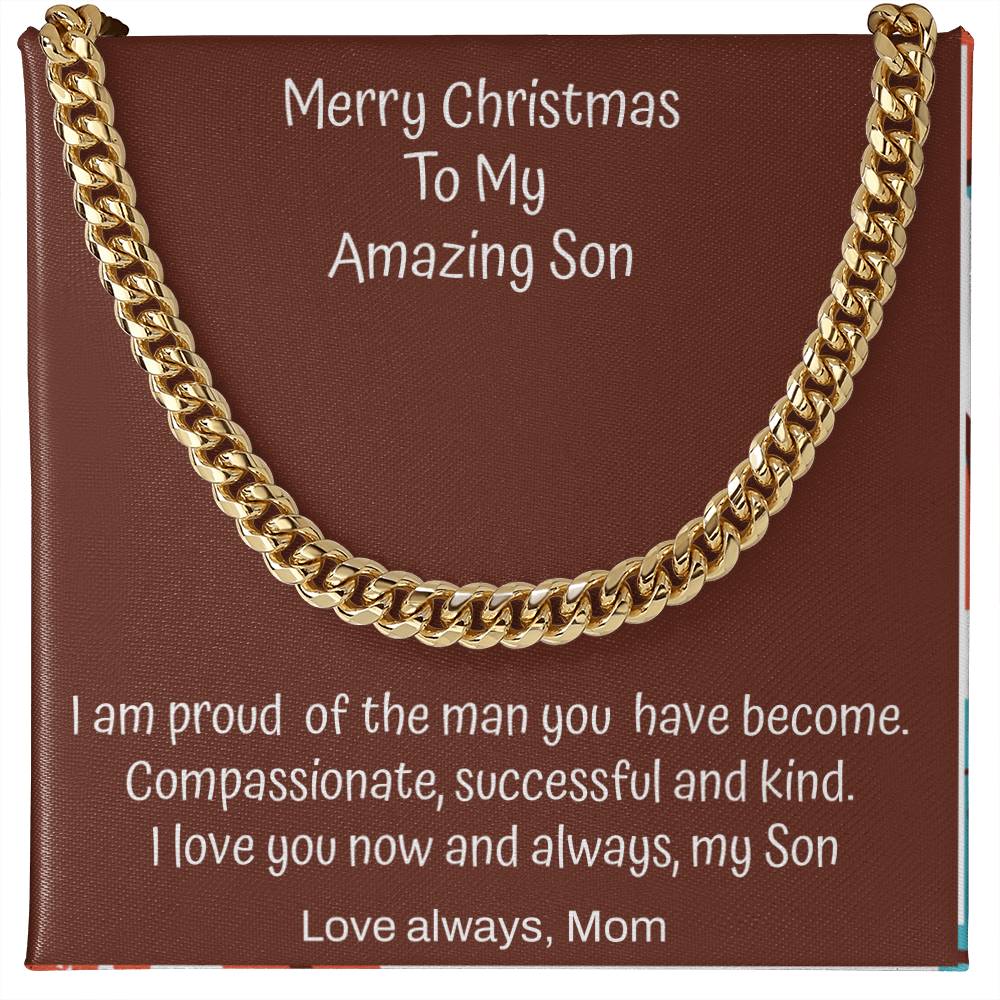 Christmas to my son